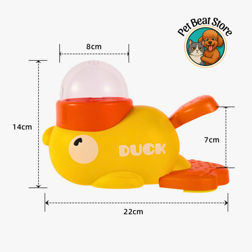 Smart Food Dispenser for Dogs and Cats – Fun, Safe and Fun Duck Toy Perfect Gift for Pets | PetBeat Store
