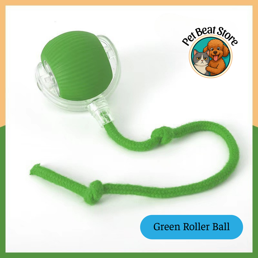 Automatic Rolling Ball for Cats & Dogs,Express Shipping (2–5 days) – Smart Rechargeable Toy with Tail, Pet-Safe & Great Gift, Flexible Shipping | PetBeat Store